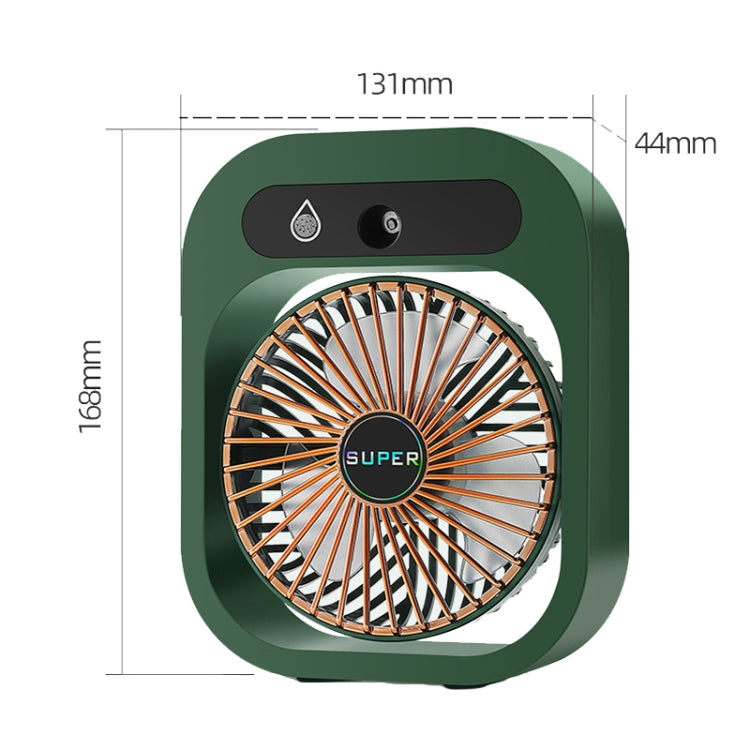 USB Charging Humidification Air Conditioner Fan Nano Spray Desktop Portable Cooling Fan(White) - Electric Fans by PMC TechLife | Online Shopping South Africa | PMC TechLife | Buy Now Pay Later Mobicred