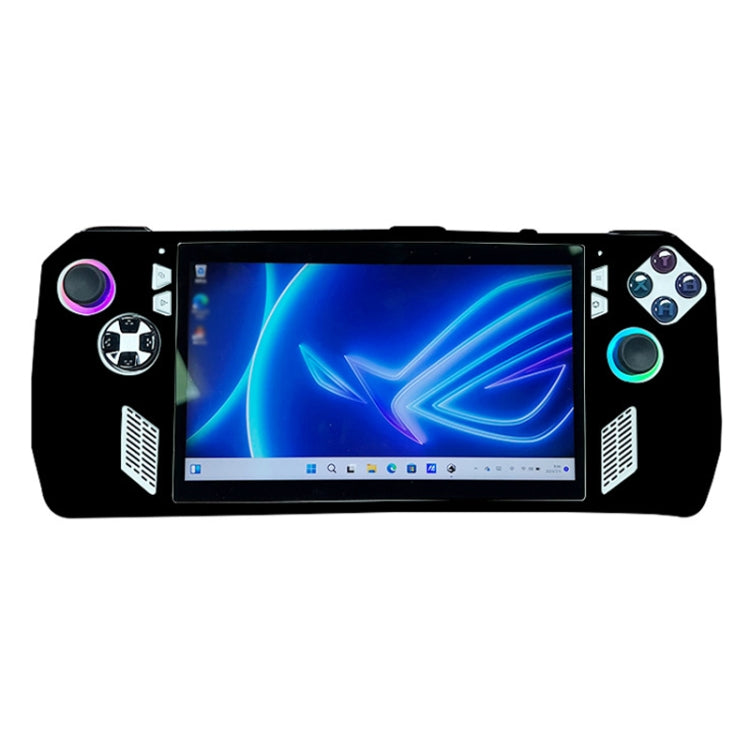 For ASUS ROG Ally Handheld Game Console Silicone Drop-proof Protective Case All-inclusive Case(Black) - Cases by PMC TechLife | Online Shopping South Africa | PMC TechLife | Buy Now Pay Later Mobicred