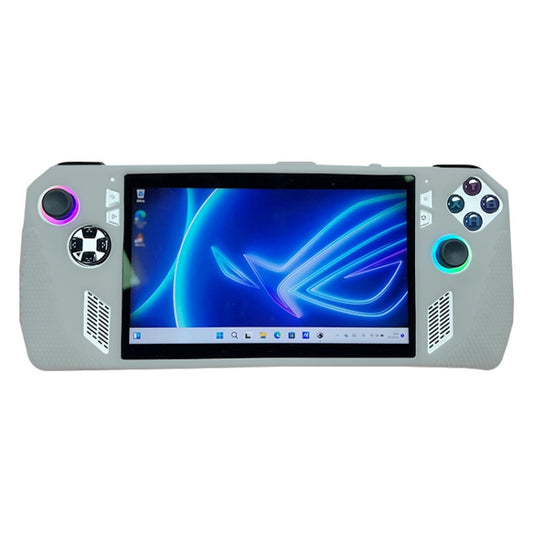 For ASUS ROG Ally Handheld Game Console Silicone Drop-proof Protective Case All-inclusive Case(Grey) - Accessories by PMC Jewellery | Online Shopping South Africa | PMC Jewellery