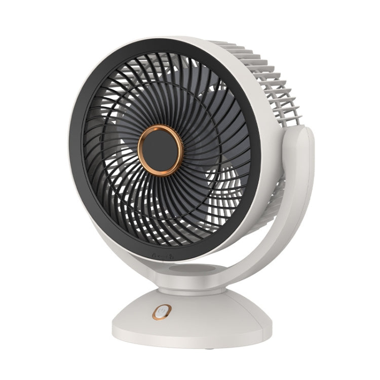 Desktop Air Circulation Upright Night Light Fan Household Rotatable Turbo Fan, Style: Charging Model - Electric Fans by PMC TechLife | Online Shopping South Africa | PMC TechLife | Buy Now Pay Later Mobicred