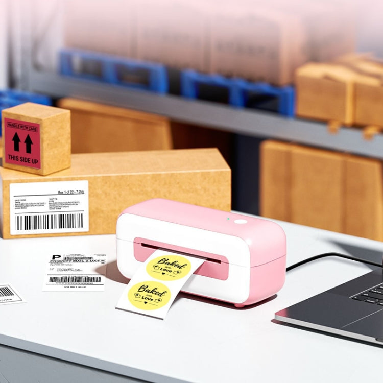 Phomemo PM246S Address Label Printer Thermal Paper Express E-Manifest Printer, Size: EU(Purple) - Receipt Printers by Phomemo | Online Shopping South Africa | PMC TechLife | Buy Now Pay Later Mobicred