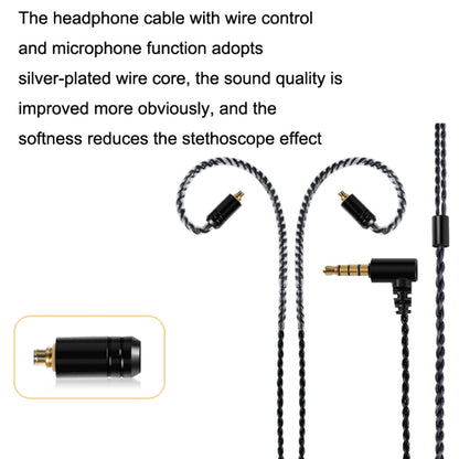 For IE Interface Headphone Cable With Microphone Upgrade Cable - Headset Accessories by PMC Jewellery | Online Shopping South Africa | PMC Jewellery | Buy Now Pay Later Mobicred