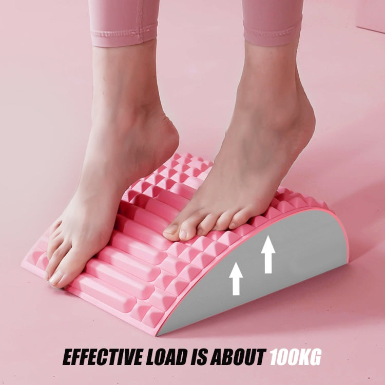 Lumbar Relaxing Massager Spinal Corrective Stretch Exercise Aid, Specification: Solid Color (Gray) - free shipping - PMC TechLife - Order now!
