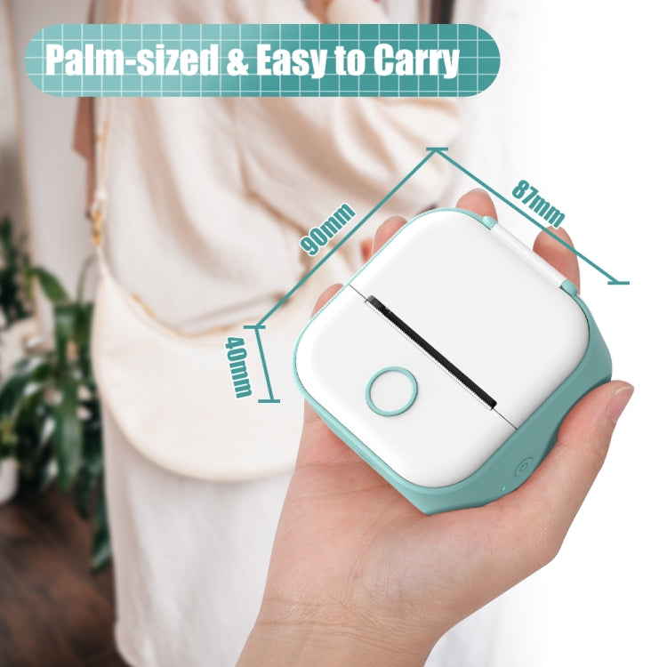 Phomemo T02 Standard Error Mini Pocket Small Portable Bluetooth Phone Photo Label Thermal Printer(Green) - free shipping - PMC Jewellery - Order now!