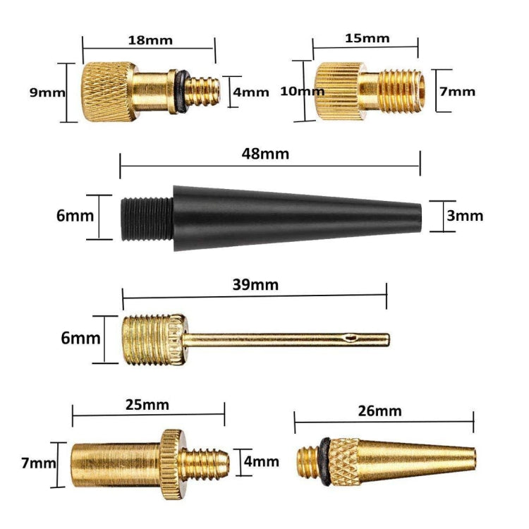 16 in 1 Type 2 SV/AV/DV Bicycle Valve Adapter Set Bike Ball Pump Accessories - Tire Valve Caps by PMC TechLife | Online Shopping South Africa | PMC TechLife