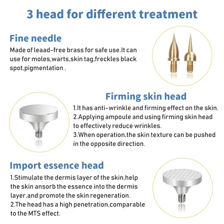 Spot Mole Pen Spot Removal Instrument Home Beauty Instrument, Spec: Charging Model EU Plug(Golden) - Beauty Instrument by PMC TechLife | Online Shopping South Africa | PMC TechLife