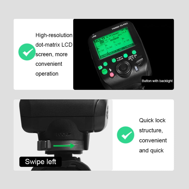 For Nikon YONGNUO YN560-TX Pro High-speed Synchronous TTL Trigger Wireless Flash Trigger - free shipping - PMC TechLife - Order now!