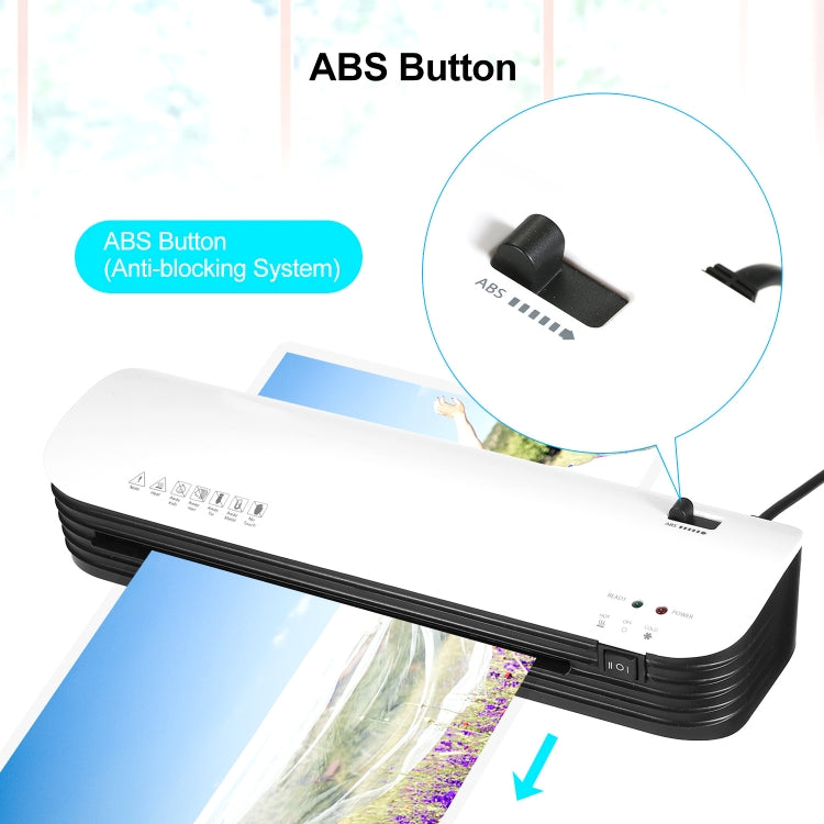 Osmile SL299 A4 Laminator Cold Hot Lamination Photo File Laminating Machine(US Plug) - free shipping - PMC TechLife - Order now!