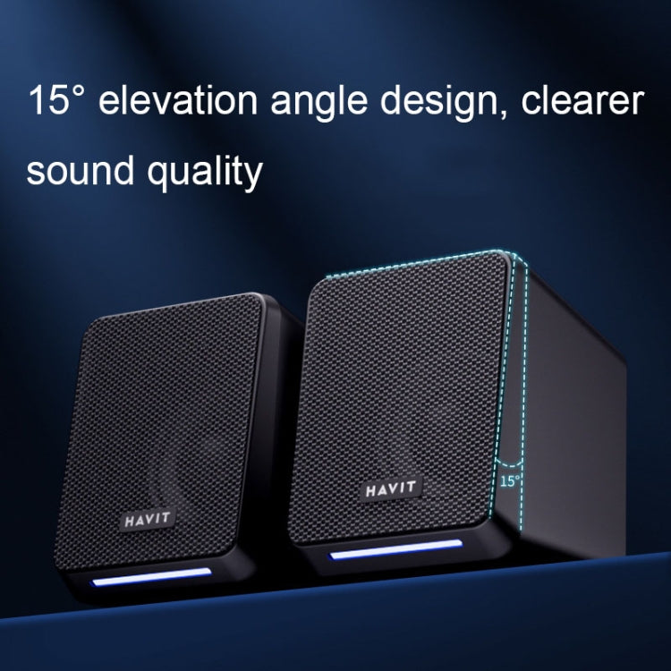 Havit A20 Plus Colorful Ambient Light Wired Computer Audio Stereo Surround Sound Speaker, Style: Bluetooth Version -  by Havit | Online Shopping South Africa | PMC Jewellery | Buy Now Pay Later Mobicred