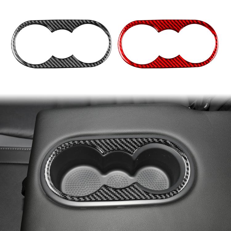For Volkswagen Sagitar 2019-2023 Left-hand Drive Rear Drain Cup Panel Sticker(Black) - Car Interior Mouldings by PMc TechLife | Online Shopping South Africa | PMc TechLife | Buy Now Pay Later Mobicred