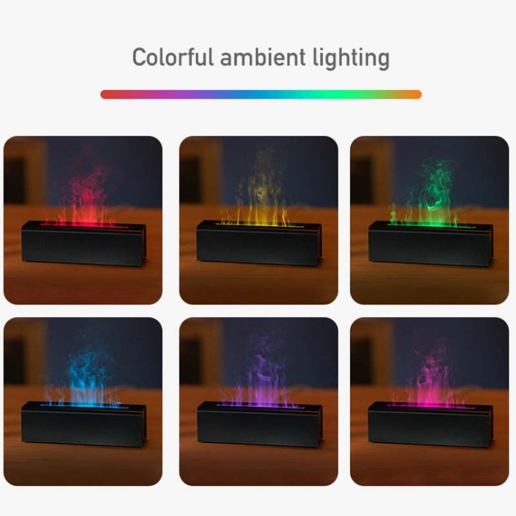 DQ711  Flame Aromatherapy Diffuser Quiet USB Air Humidifier(Black) - Air Purifiers & Accessories by PMC TechLife | Online Shopping South Africa | PMC TechLife | Buy Now Pay Later Mobicred
