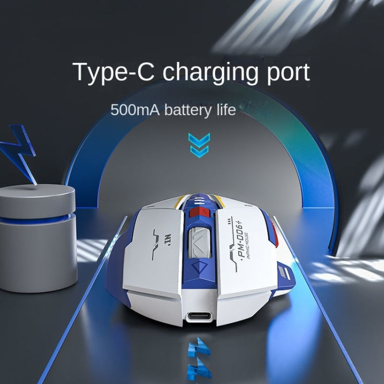 Inphic F9 Mecha Wireless Mouse Charging Office Game Mouse(Single Model 2.4G) - free shipping - PMC TechLife - Order now!