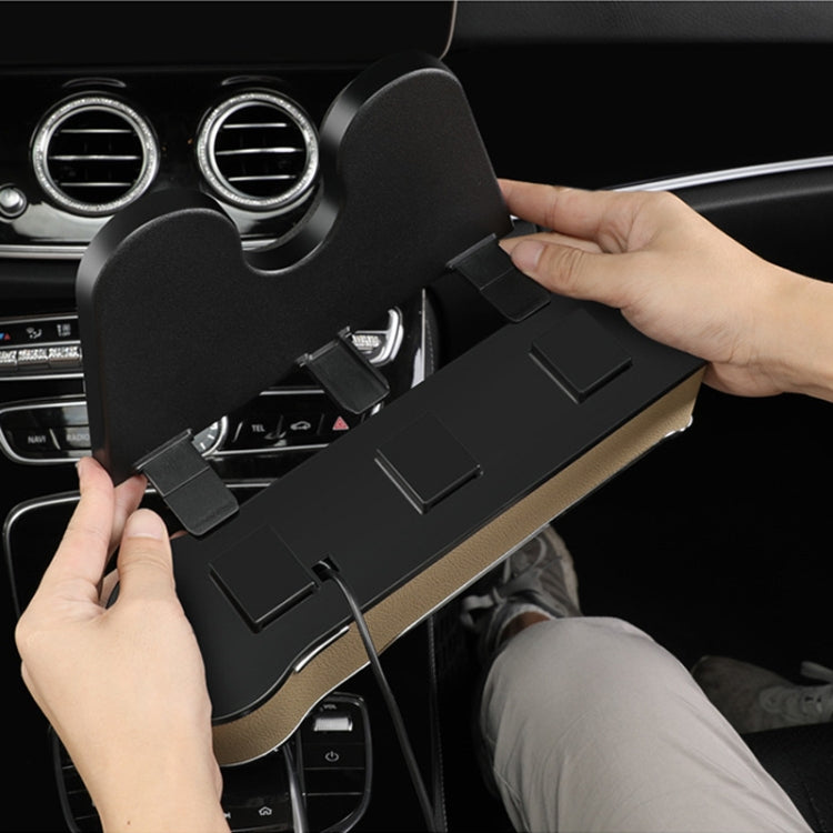 Car Seat Gap Storage Box Multifunctional Mobile Phone USB Charger, Color: QC3.0 Black - Stowing Tidying by PMC TechLife | Online Shopping South Africa | PMC TechLife | Buy Now Pay Later Mobicred