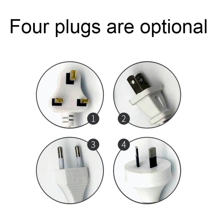 818PF 5 USB Ports + Type-C Smart Digital Display Wireless Phone Charger, Style: US Plug (Black) - Multifunction Charger by PMC TechLife | Online Shopping South Africa | PMC TechLife | Buy Now Pay Later Mobicred