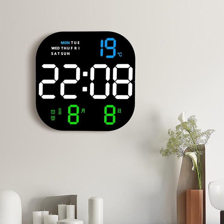 6633 LED Screen Digital Display Timing Desktop Alarm Clock Living Room Hanging Clock(Blue Light) - Wall Clock by PMc TechLife | Online Shopping South Africa | PMc TechLife | Buy Now Pay Later Mobicred