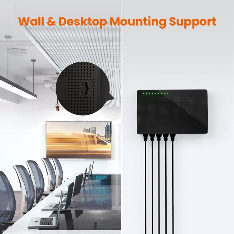 Tenda SG108 100/1000M Desktop Network Switch 8 Port Gigabit Desktop Switch Ethernet Switch LAN Hub(UK Plug) - free shipping - PMC Jewellery - Order now!
