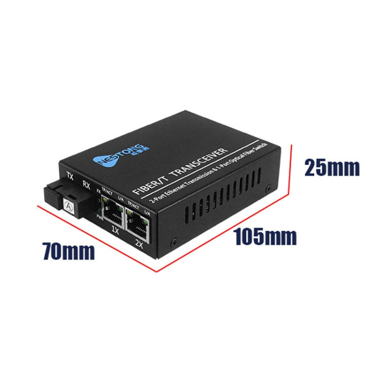 NESTONG 100M Single-Mode Fiber Optic Transceiver POE Photoelectric Converter,CN Plug - Fiber Receiver by NESTONG | Online Shopping South Africa | PMC Jewellery | Buy Now Pay Later Mobicred