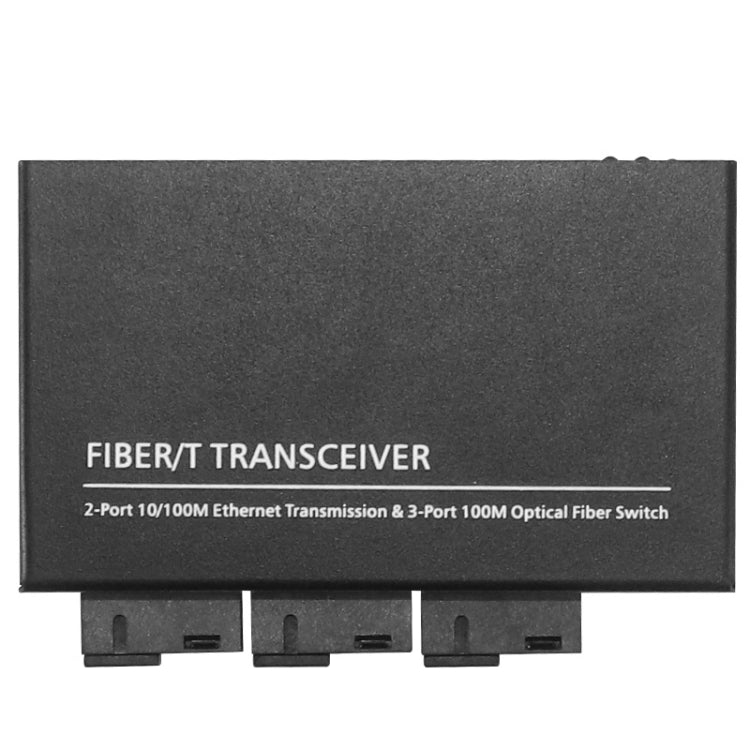 3 Fiber Port & 3 LAN Port 10/100Mbps Ethernet Switch Fiber Optic Switch - Fiber Receiver by PMC Jewellery | Online Shopping South Africa | PMC Jewellery | Buy Now Pay Later Mobicred