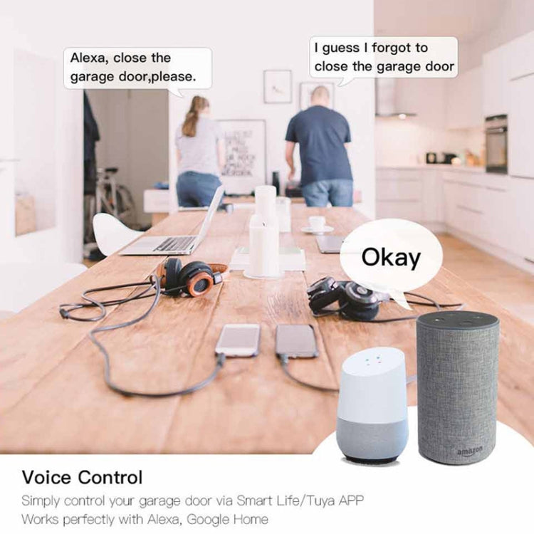 Tuya APP Remote Control WIFI Smart Garage Door Controller, Specification: US Plug - free shipping - PMC Jewellery - Order now!
