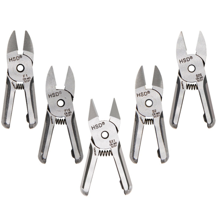 HSD HS-5+S2 Cut Metal Set 2 In 1 Pneumatic Snip Plier Cutting Metal Plastic Model Scissor Tool - Pliers by HSD | Online Shopping South Africa | PMC Jewellery | Buy Now Pay Later Mobicred