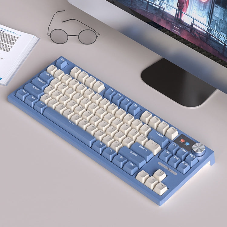 LANGTU LT84 Mechanical Luminous Keyboard, Style: Wireless Tri-Mode RGB Sea-Air Axis Pro (Nightfall) - free shipping - PMC Jewellery - Order now!