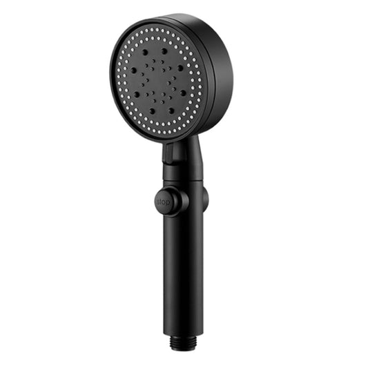 Pressurized Shower Water Heater Handheld Multifunction 6-speed Nozzle, Color: Black - Shower Head by PMC Jewellery | Online Shopping South Africa | PMC Jewellery