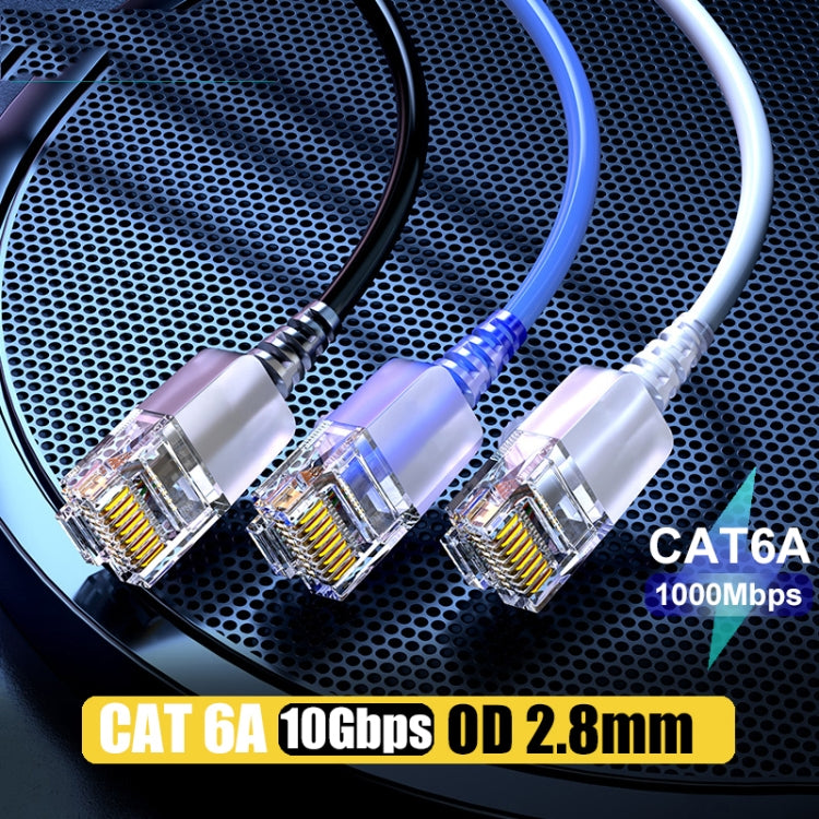 SAMZHE Cat6A Ethernet Cable UTP Network Patch Cable 10m(Black) - Lan Cable and Tools by SAMZHE | Online Shopping South Africa | PMC Jewellery | Buy Now Pay Later Mobicred