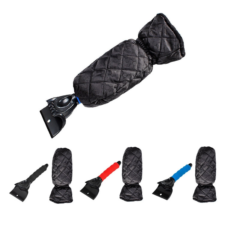 Vehicle Mounted Snow Shovel De-Icer Cleaning Tool, Color: Black+Gloves - Ice Scraper by PMC TechLife | Online Shopping South Africa | PMC TechLife | Buy Now Pay Later Mobicred
