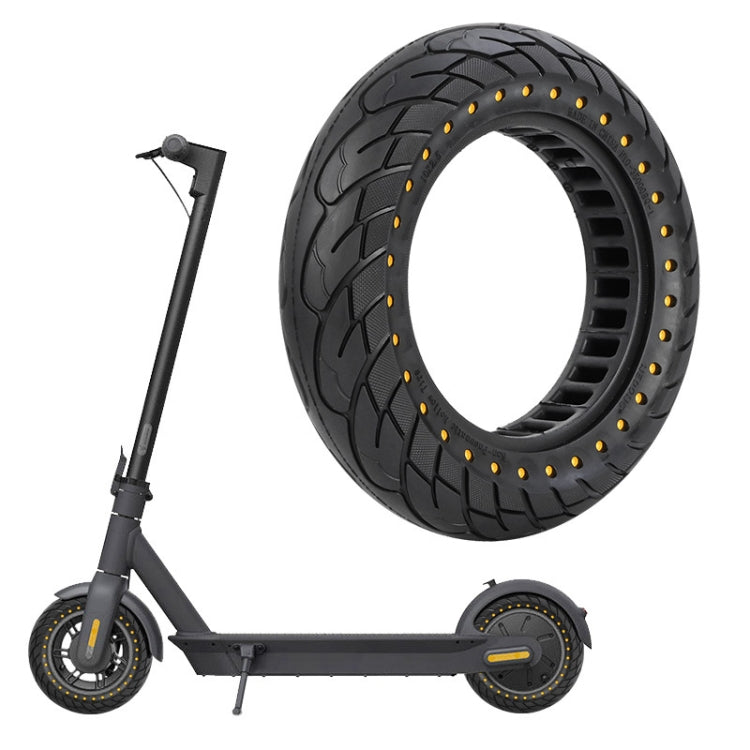 For Kugoo M4 Electric Scooter 10 Inch Inflatable Honeycomb Solid Run-flat Tire(36mm Slot Yellow) - Accessories & Parts by PMc TechLife | Online Shopping South Africa | PMc TechLife | Buy Now Pay Later Mobicred