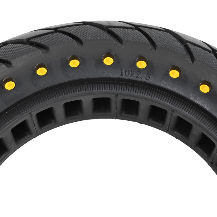 For Ninebot MAX G30 Electric Scooter 10x2.5 Inflatable Honeycomb Solid Run-flat Tire(44mm Slot Blue) - Accessories & Parts by PMc TechLife | Online Shopping South Africa | PMc TechLife | Buy Now Pay Later Mobicred