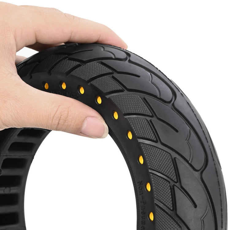 For Ninebot MAX G30 Electric Scooter 10x2.5 Inflatable Honeycomb Solid Run-flat Tire(44mm Slot Red) - Accessories & Parts by PMc TechLife | Online Shopping South Africa | PMc TechLife | Buy Now Pay Later Mobicred