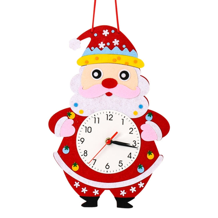 Cartoon Clock Children DIY Handmade Teaching Aids Christmas Decoration(Random Christmas Style) - Christmas Ornaments by PMc TechLife | Online Shopping South Africa | PMc TechLife | Buy Now Pay Later Mobicred