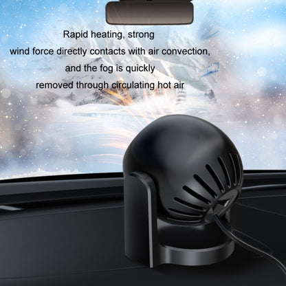 12V Winter Car-mounted Fast-heating Air Heater Window Glass Defogging Heater(Black) - Heating & Fans by PMC Jewellery | Online Shopping South Africa | PMC Jewellery | Buy Now Pay Later Mobicred