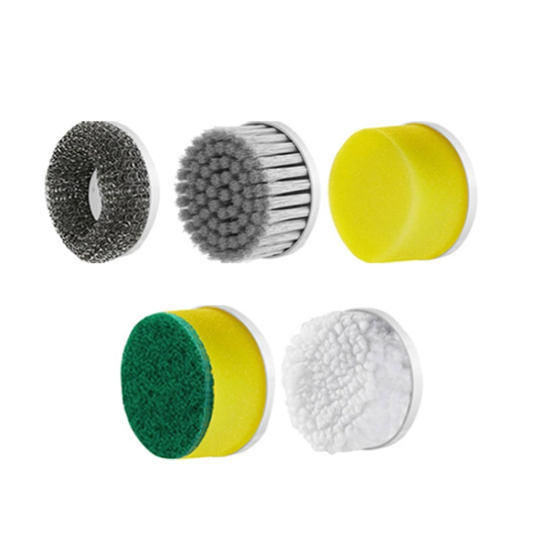5-in-1 Replace Brush Head Electric Handheld Scrubber Heads Home Washing Tools - Sponges, Cloths & Brushes by PMc TechLife | Online Shopping South Africa | PMc TechLife | Buy Now Pay Later Mobicred