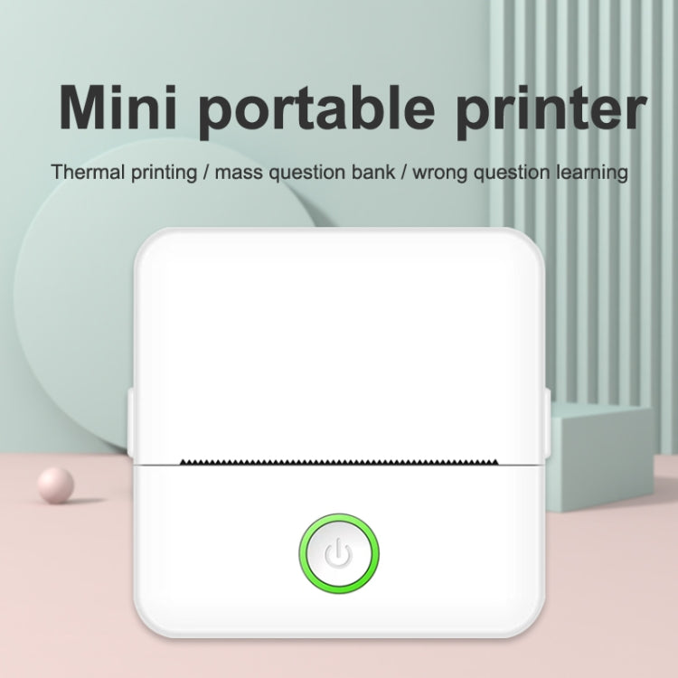 X6 200DPI Student Homework Printer Bluetooth Inkless Pocket Printer White Sticker x5 - Printer by PMC TechLife | Online Shopping South Africa | PMC TechLife | Buy Now Pay Later Mobicred