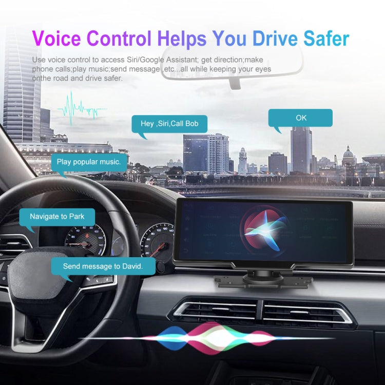 Car 10.26 Inch Portable Wireless CarPlay Display Android Auto Mobile Phone Screen - Car MP3 & MP4 & MP5 by PMC TechLife | Online Shopping South Africa | PMC TechLife | Buy Now Pay Later Mobicred