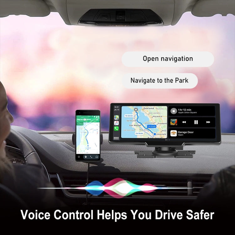 Car 10.26 Inch Portable Wireless CarPlay Display Android Auto Mobile Phone Screen - Car MP3 & MP4 & MP5 by PMC TechLife | Online Shopping South Africa | PMC TechLife | Buy Now Pay Later Mobicred
