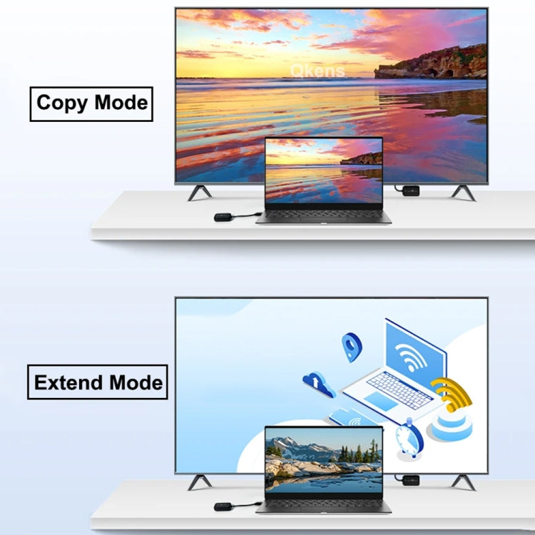 PWAY DT248W-H 30m Wireless HD Screen Projector Office Conference Screen Sharing Device(Type-C Interface) - free shipping - PMC TechLife - Order now!