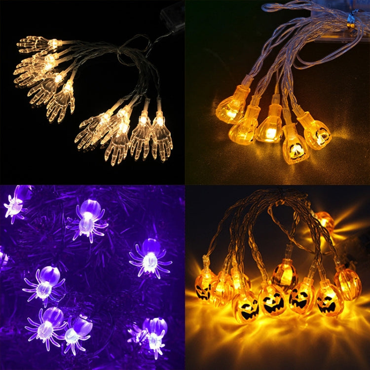 Colorful 3m 20LEDs Halloween LED Cartoon Atmosphere Decorative Light String(Little Ghost Hand) - Decoration Lamps by PMC TechLife | Online Shopping South Africa | PMC TechLife