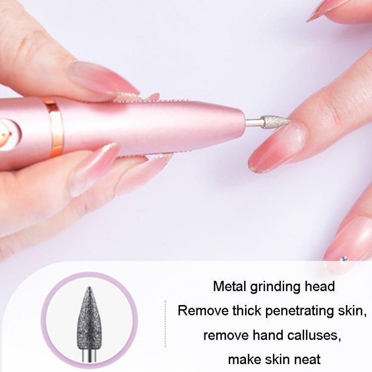 Electrical Nail Polisher Multifunctional Nail Polish Remover Pen Nail Sharpener(Rose Gold) - Grinding Tools & Accessories by PMC Jewellery | Online Shopping South Africa | PMC Jewellery | Buy Now Pay Later Mobicred