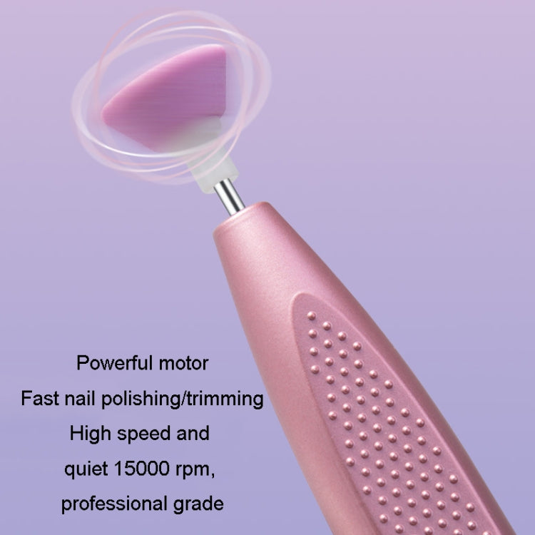 Electrical Nail Polisher Multifunctional Nail Polish Remover Pen Nail Sharpener(Rose Gold) - Grinding Tools & Accessories by PMC TechLife | Online Shopping South Africa | PMC TechLife | Buy Now Pay Later Mobicred