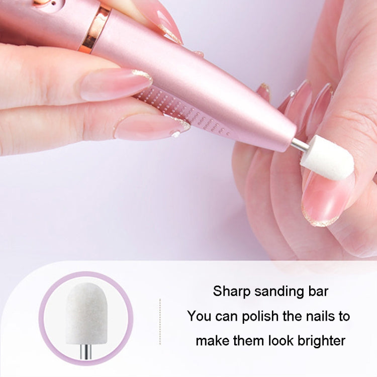 Electrical Nail Polisher Multifunctional Nail Polish Remover Pen Nail Sharpener(Rose Gold) - Grinding Tools & Accessories by PMC TechLife | Online Shopping South Africa | PMC TechLife | Buy Now Pay Later Mobicred