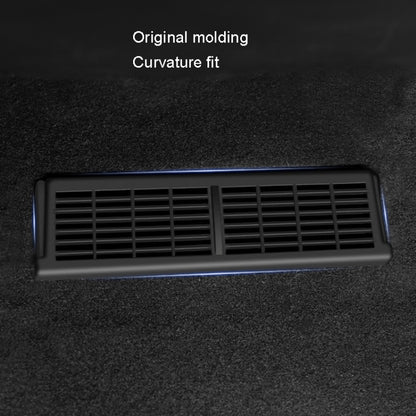 For Tesla Model Y 1pair Car Under-seat Vent Protection Cover Decoration Accessories - Air Conditioning System by PMC Jewellery | Online Shopping South Africa | PMC Jewellery | Buy Now Pay Later Mobicred