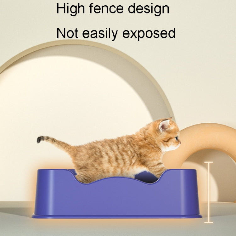 Open Litter Pan Large Capacity Plastic Pet Kennel, Model: Square Orange - Beds by PMC TechLife | Online Shopping South Africa | PMC TechLife | Buy Now Pay Later Mobicred