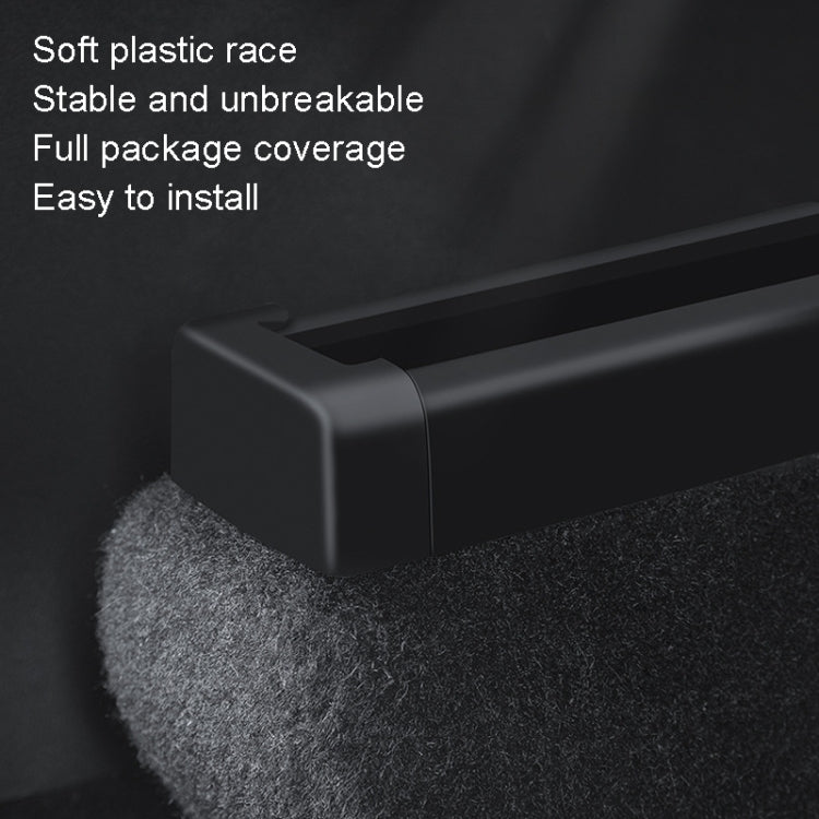 4pcs /Set For Tesla Model Y / 3 Seat Slide Anti Kick Plug Pulley Protective Cover Interior Modification Accessories - Seat Accessories by PMC TechLife | Online Shopping South Africa | PMC TechLife | Buy Now Pay Later Mobicred
