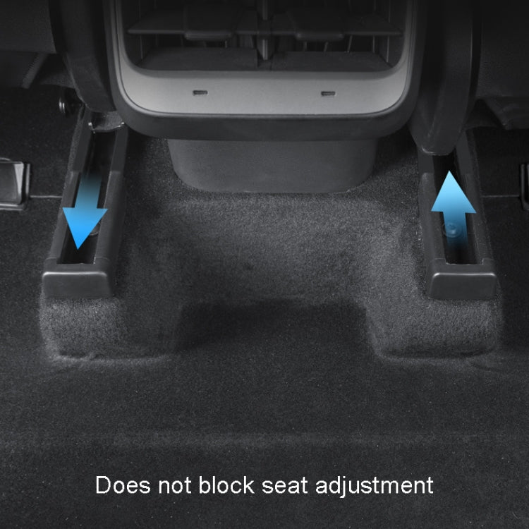 4pcs /Set For Tesla Model Y / 3 Seat Slide Anti Kick Plug Pulley Protective Cover Interior Modification Accessories - Seat Accessories by PMC TechLife | Online Shopping South Africa | PMC TechLife | Buy Now Pay Later Mobicred