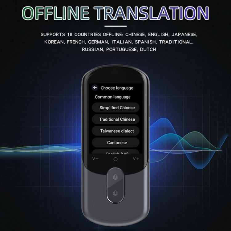 2.88-inch HD Screen WiFi Translator 139 Languages Voice Translator Photo Recording Translator Pen(Dark Gray) -  by PMC TechLife | Online Shopping South Africa | PMC TechLife | Buy Now Pay Later Mobicred