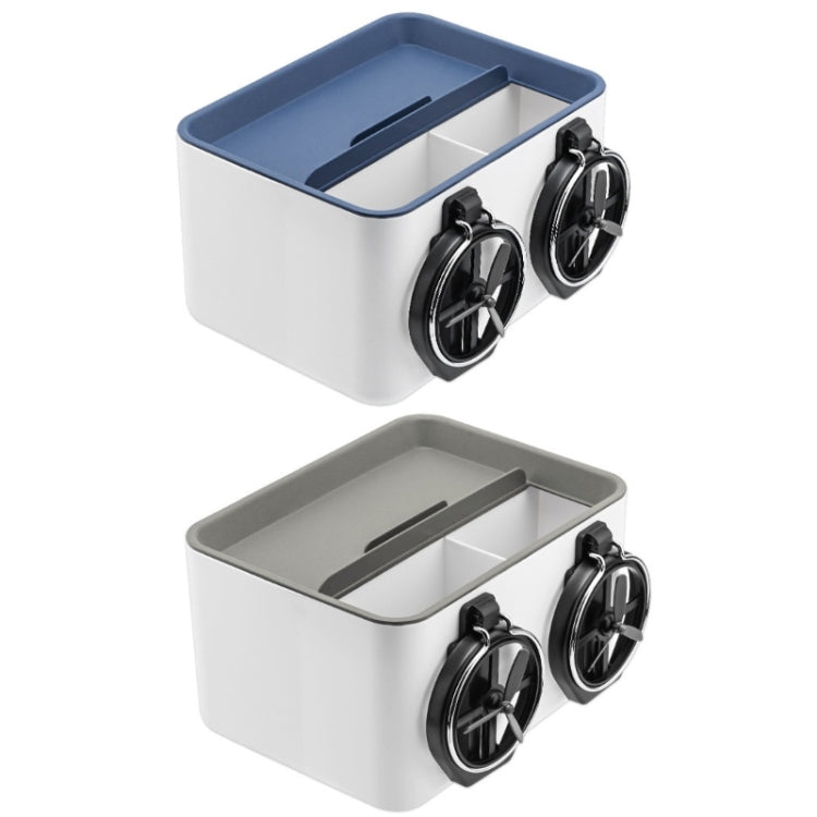 Car Multifunctional Water Cup Holder Armrest Box Paper Box(Blue) - Car Drink Holders by PMC TechLife | Online Shopping South Africa | PMC TechLife | Buy Now Pay Later Mobicred