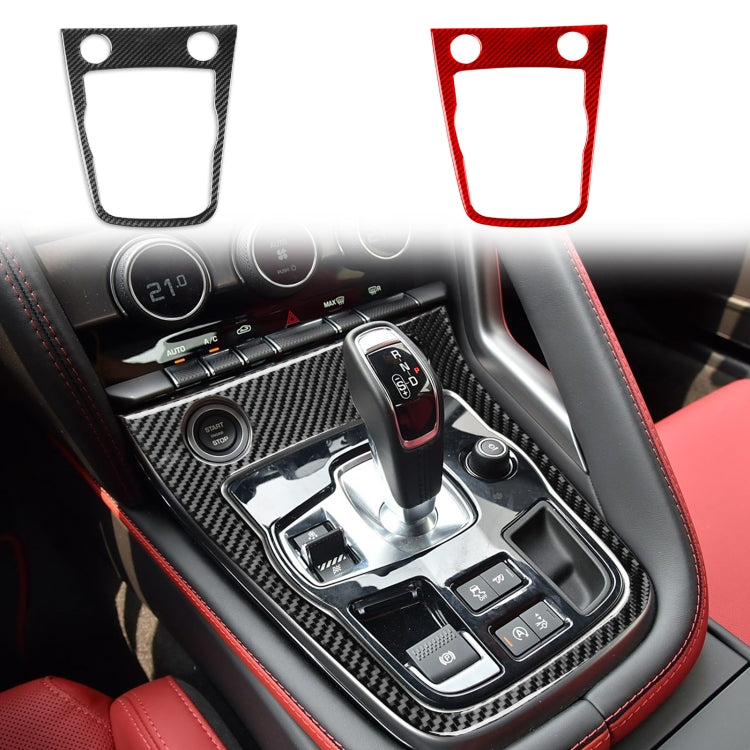 For Jaguar F-TYPE 2013+ Left And Right Drive Universal Gear Frame Sticker(Red) - Car Interior Mouldings by PMC Jewellery | Online Shopping South Africa | PMC Jewellery | Buy Now Pay Later Mobicred