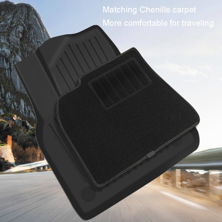 6pcs /Set For Tesla Model 3 Double Layer TPE Injection Car Foot Mats Interior Accessories - Seat Accessories by PMC TechLife | Online Shopping South Africa | PMC TechLife | Buy Now Pay Later Mobicred
